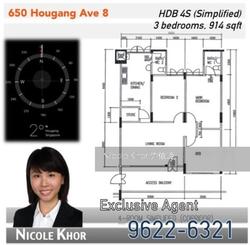 Blk 650 Hougang Avenue 8 (Hougang), HDB 4 Rooms #120869402